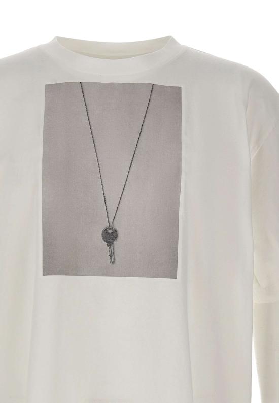 26SS MM6 메종마르지엘라 반팔 티셔츠 SH0GC0068 M20050101 White - MM6 MAISON MARGIELA