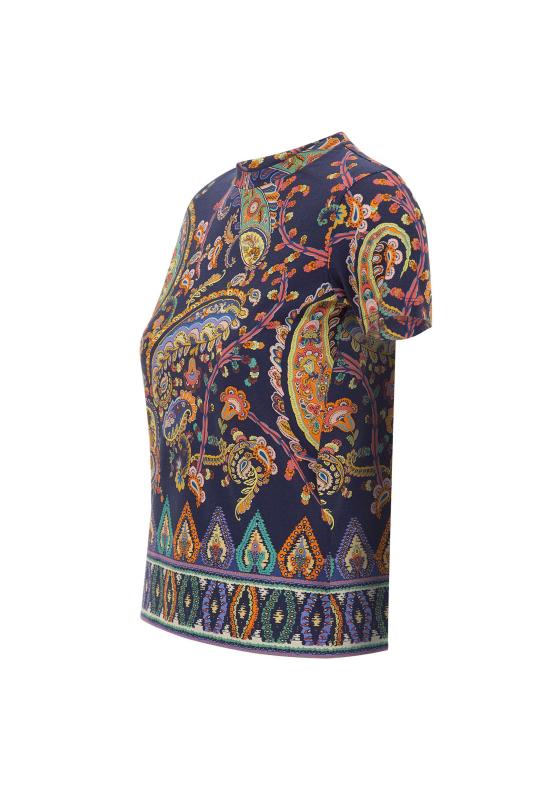 26SS 에트로 반팔 티셔츠 WRMA0006 AKH26X0883 MultiColour - ETRO