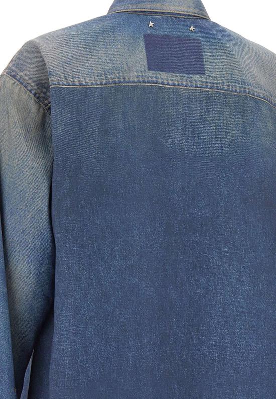 26SS 골든구스 셔츠 GWP02525 P00240650100 Blue - GOLDEN GOOSE