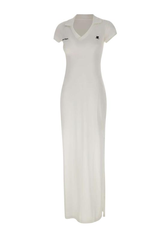 26SS 쿠레쥬 미디 원피스 126JRO807JS0195 HERWHITEBLK White