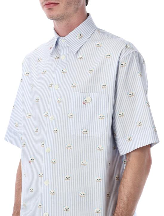 26SS 발렌티노 가라바니 반팔 티셔츠 8V3AAF15B96 C4W FDO CELESTE BIANCO ST GATTINO - VALENTINO GARAVANI