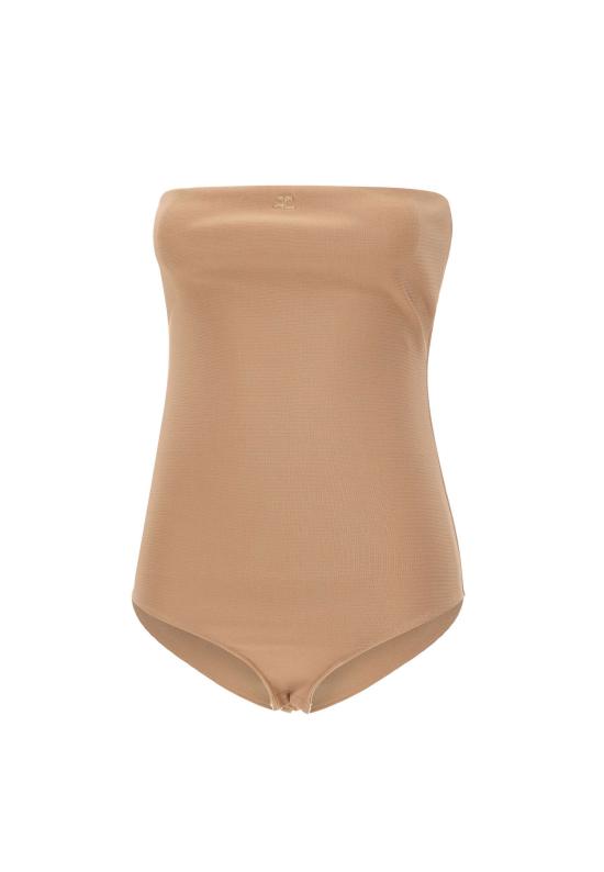 26SS 쿠레쥬 바디수트 티셔츠 425JBD161JS0256 DUNE Beige