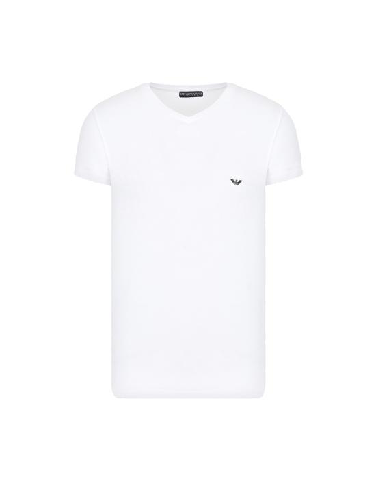  엠포리오 아르마니 반팔 티셔츠 EM000380 AF14133U0002 White