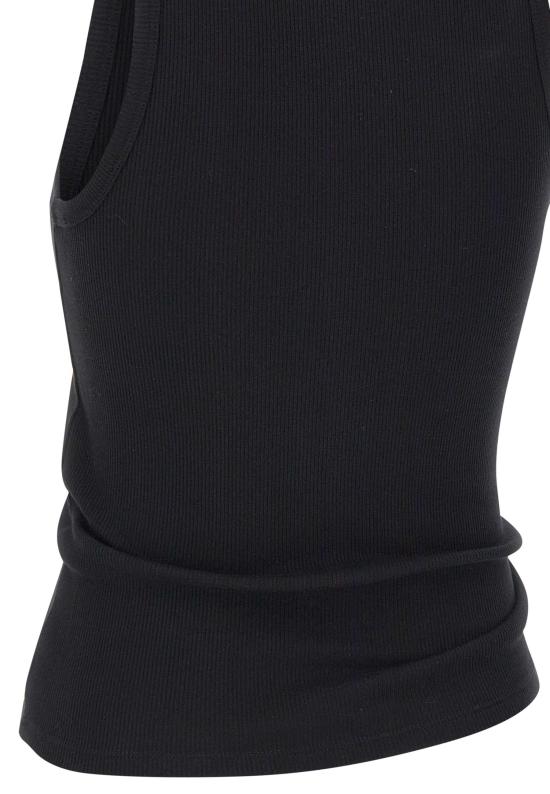 26SS 파코라반 민소매 티셔츠 24FJTE165C00530 P001 Black - PACO RABANNE