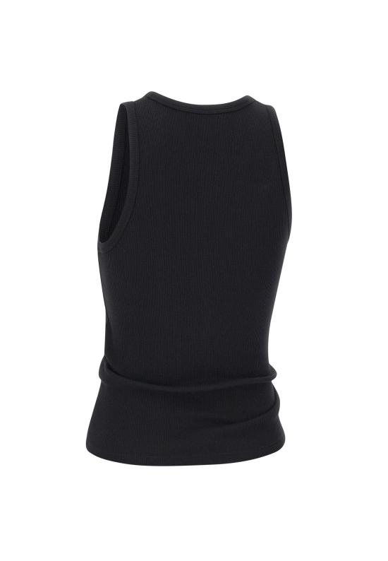 26SS 파코라반 민소매 티셔츠 24FJTE165C00530 P001 Black - PACO RABANNE