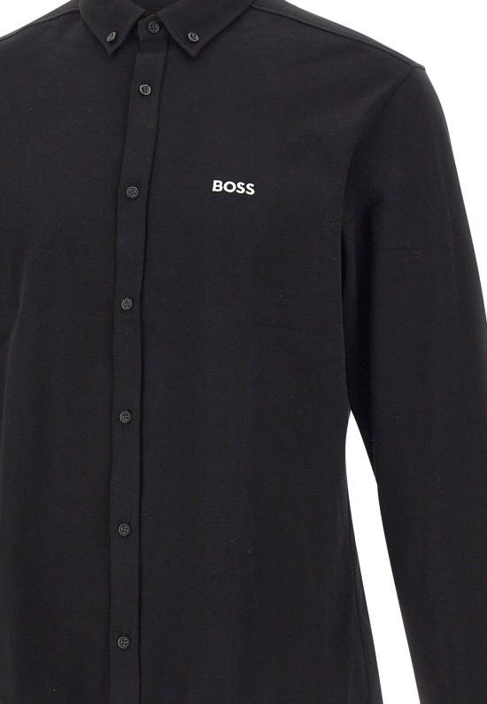 25FW 보스 긴팔 셔츠 50544795 002 Black - BOSS