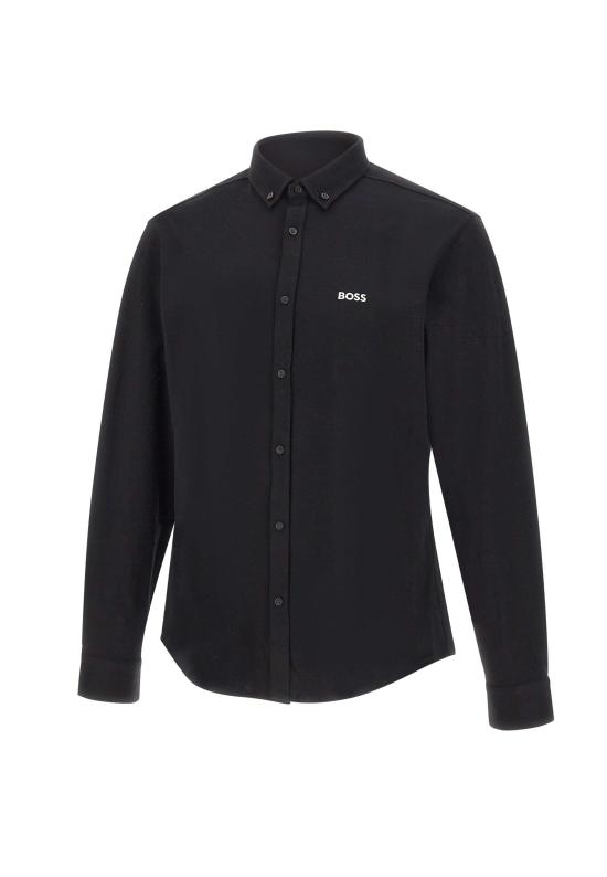 25FW 보스 긴팔 셔츠 50544795 002 Black