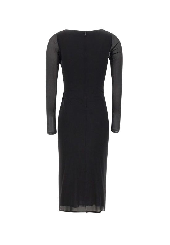 26SS 블루마린 미디 원피스 2A735A N0990 Black - BLUMARINE