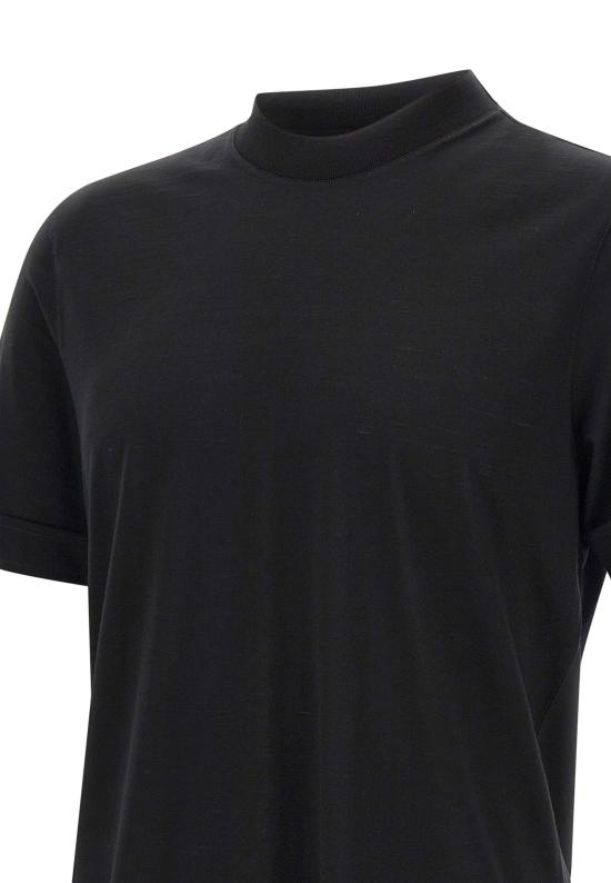 26SS 그랑싸쏘 반팔 티셔츠 60134 68002099 Black - GRAN SASSO