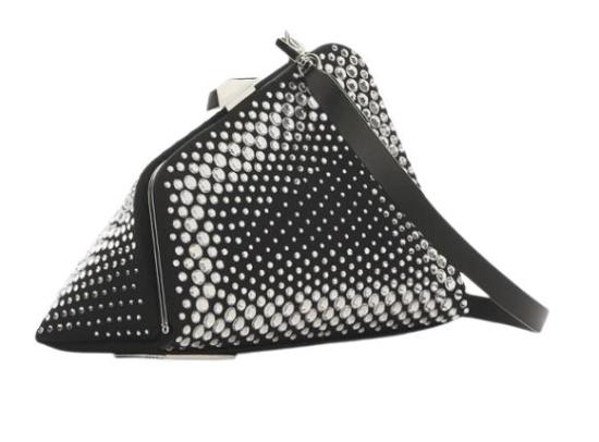  디 아티코 클러치/파우치 241WAH40 V015T627 Black crystal - THE ATTICO