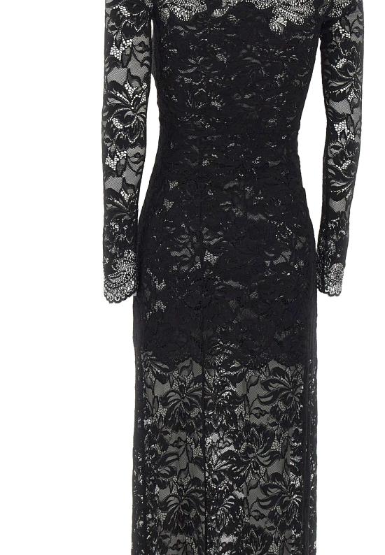 26SS 파코라반 미디 원피스 25HJRO209PA0170 P001 Black - PACO RABANNE