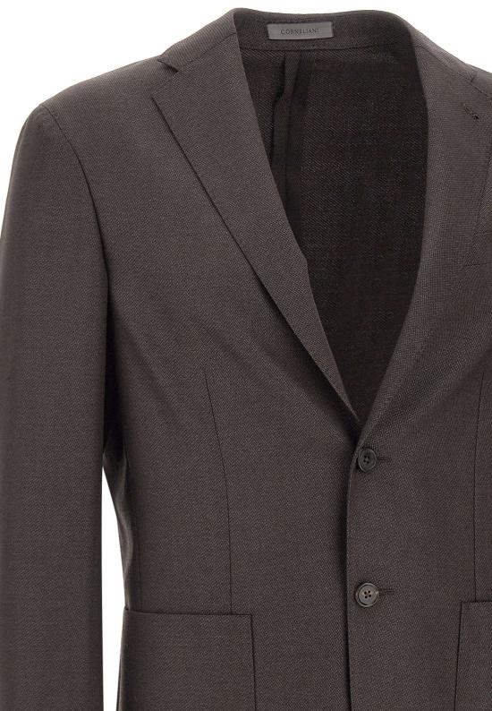 26FW 꼬르넬리아니 수트 자켓 26X579 26182650307R Brown - CORNELIANI