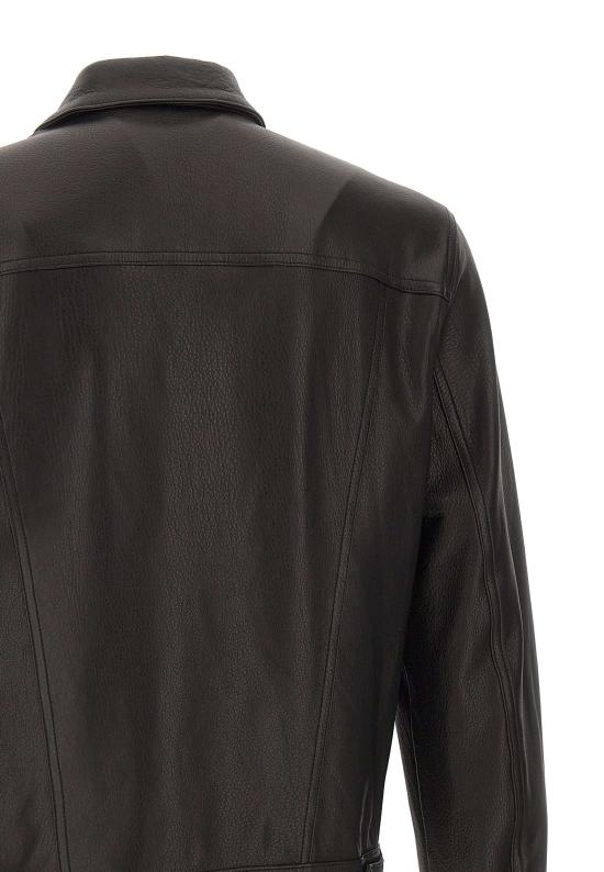 26SS 딸리아토레 가죽 자켓 HOPKINAICHI25 NERO Black - TAGLIATORE