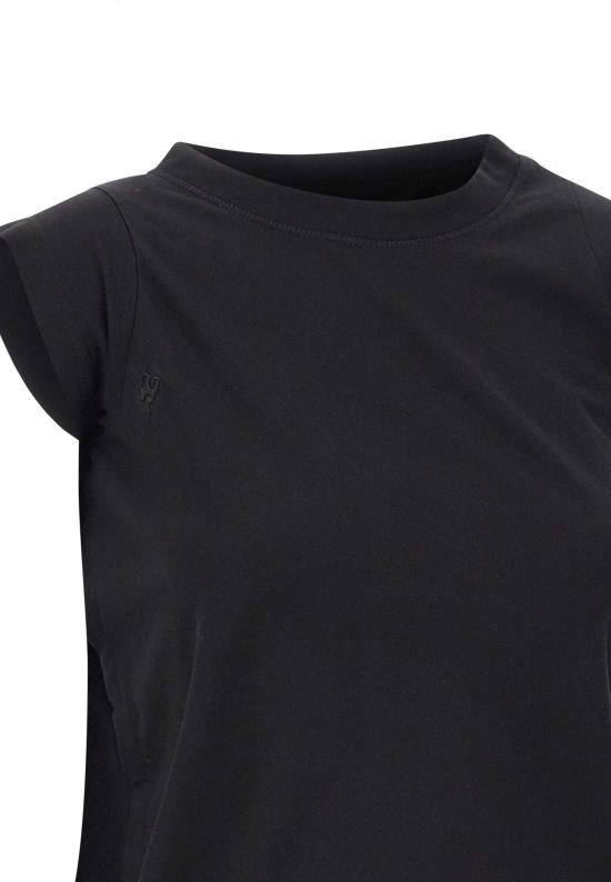 26SS 쿠레쥬 반팔 티셔츠 425JTS231JS0233 BLACK Black - COURREGES