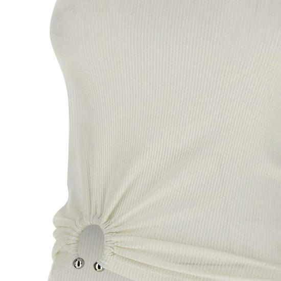 26SS 파코라반 민소매 티셔츠 24FJTE165C00530 P100 White - PACO RABANNE