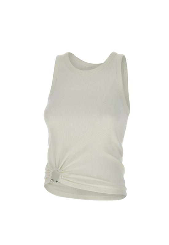 26SS 파코라반 민소매 티셔츠 24FJTE165C00530 P100 White