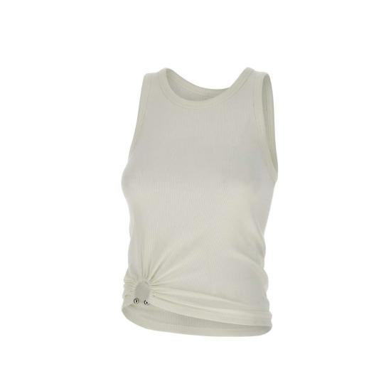 26SS 파코라반 민소매 티셔츠 24FJTE165C00530 P100 White - PACO RABANNE