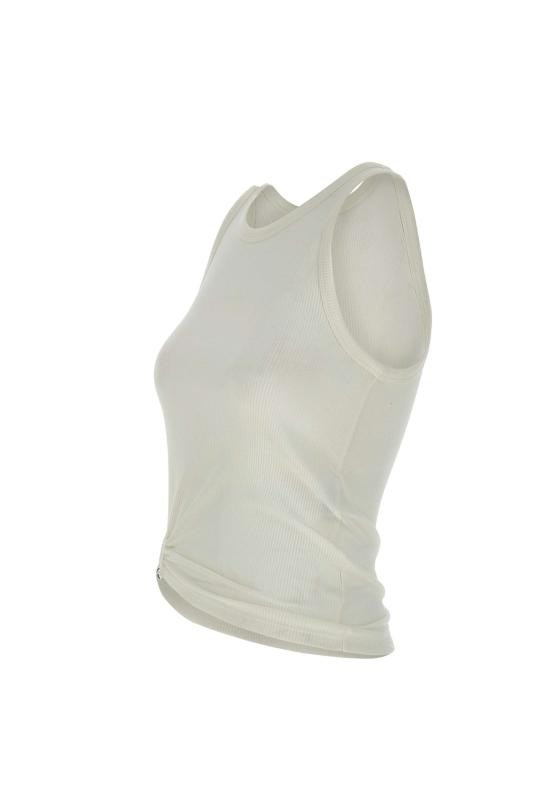 26SS 파코라반 민소매 티셔츠 24FJTE165C00530 P100 White - PACO RABANNE