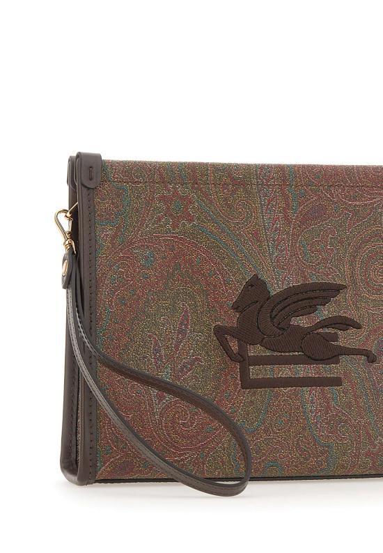 26SS 에트로 클러치/파우치 WP2C0007 AA027M0019 Brown - ETRO