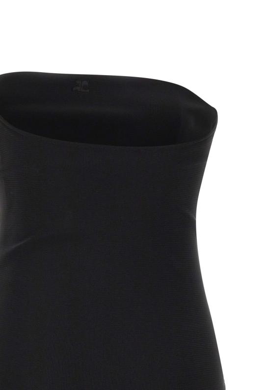 26SS 쿠레쥬 바디수트 티셔츠 425JBD161JS0256 BLACK Black - COURREGES