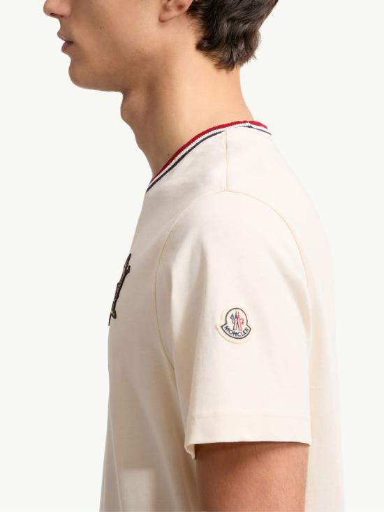 26SS 몽클레어 반팔 티셔츠 L10918C00012 89AYY060 White - MONCLER