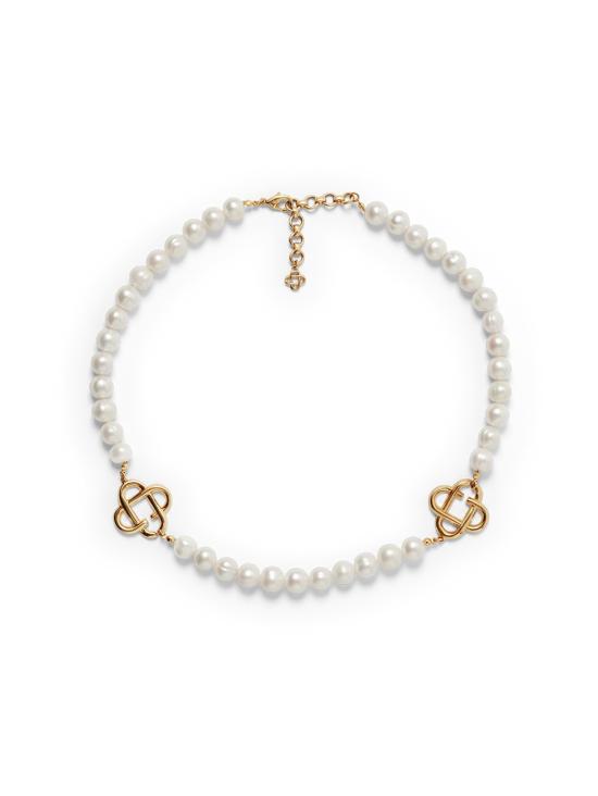 26SS 카사블랑카 목걸이/팬던트 APF25JW085 01 White