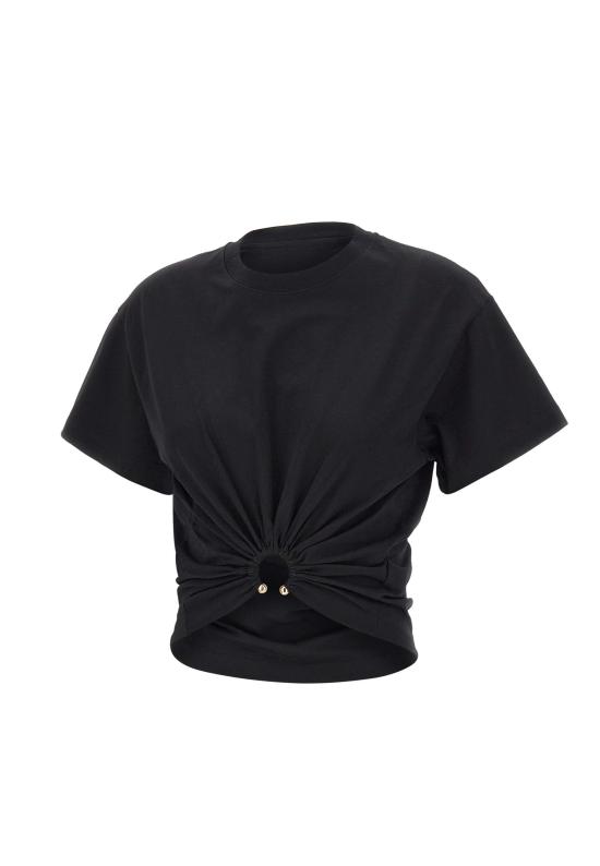 26SS 파코라반 반팔 티셔츠 23AJT0539C00485 P001 Black