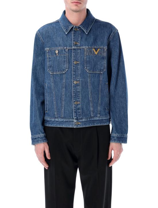 26SS 발렌티노 가라바니 자켓 8V3DC14FB6M 558 MEDIUM BLUE DENIM