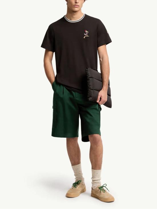 26SS 몽클레어 반팔 티셔츠 L10918C00012 89AYY999 Black - MONCLER