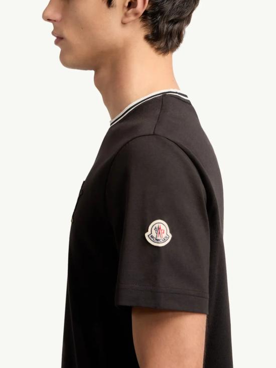 26SS 몽클레어 반팔 티셔츠 L10918C00012 89AYY999 Black - MONCLER