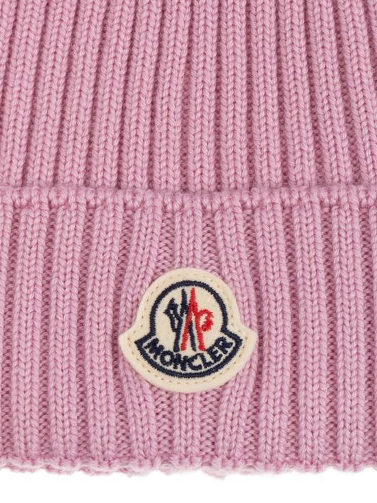 25FW [키즈] 몽클레어 모자 K29543B00011 M113151F Pink - MONCLER