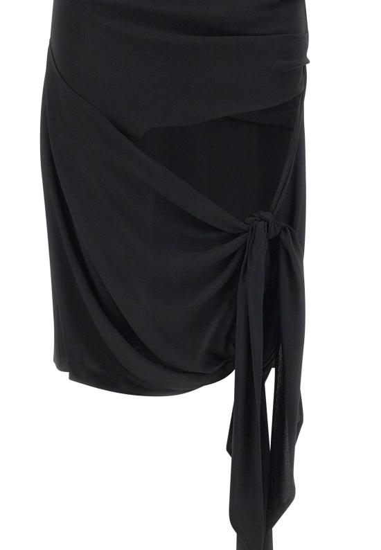 26SS 디 아티코 미디 스커트 260WCS00289 AAS001AA100 Black - THE ATTICO