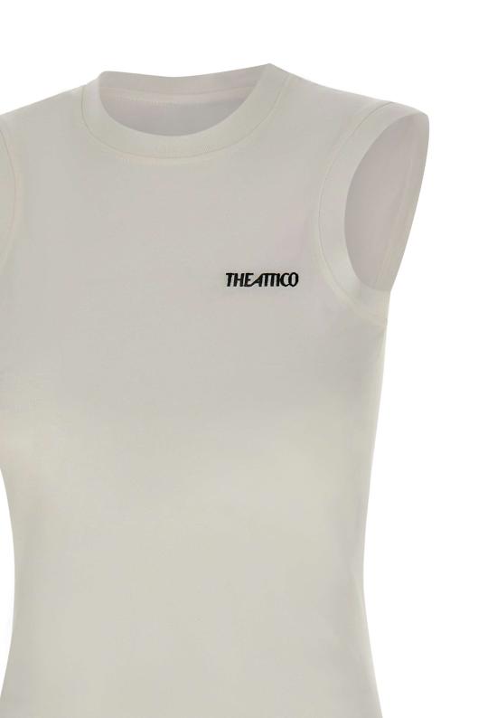 26SS 디 아티코 민소매 티셔츠 260WCN00003 JJJ025AA001 White - THE ATTICO