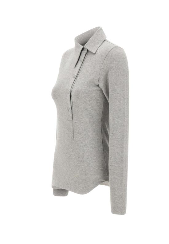 26SS 디 아티코 폴로 티셔츠 260WCI00031 JJF006AA183 Grey - THE ATTICO