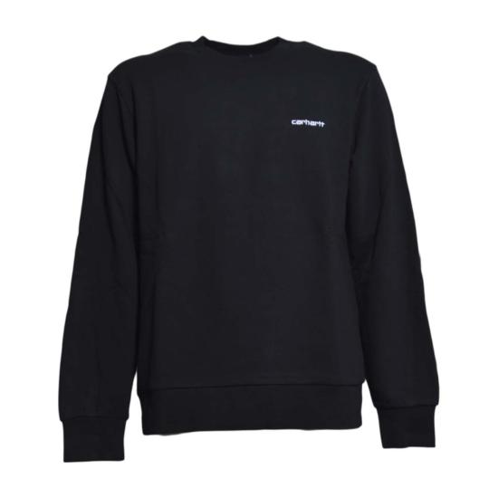 26SS 칼하트 WIP 스크립트 자수 스웨트셔츠 I034496 0D2XX Black