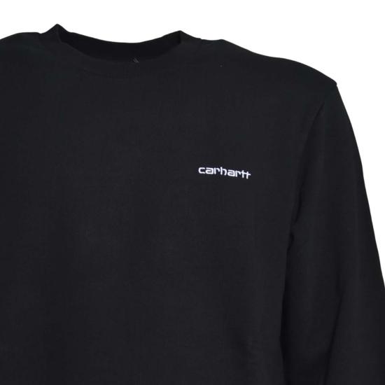 26SS 칼하트 WIP 스크립트 자수 스웨트셔츠 I034496 0D2XX Black - CARHARTT WIP