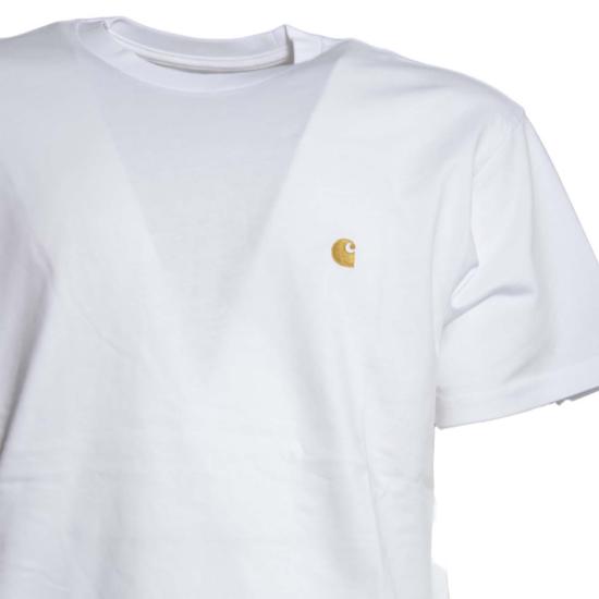 26SS 칼하트 WIP 숏슬리브 체이스 티셔츠 I026391 00RXX White - CARHARTT WIP