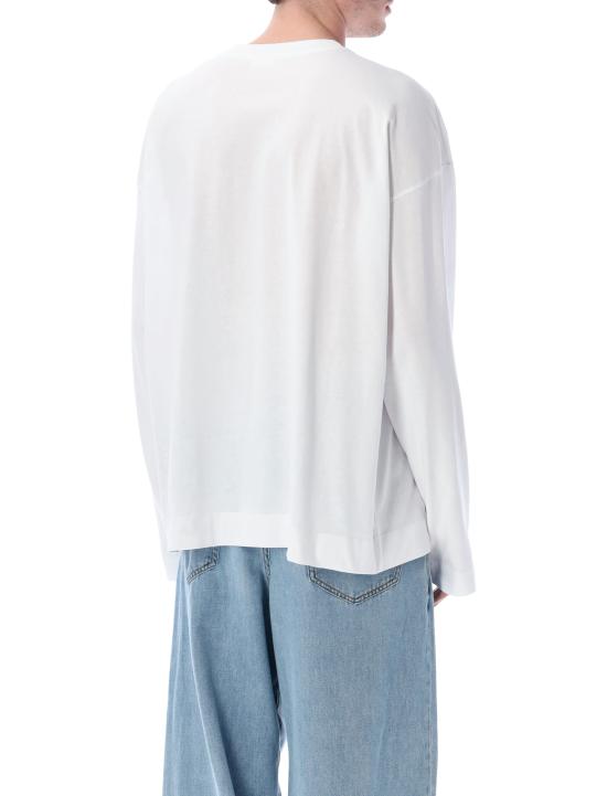 26SS 드리스 반 노튼 반팔 티셔츠 0211123603 001 Bianco - DRIES VAN NOTEN