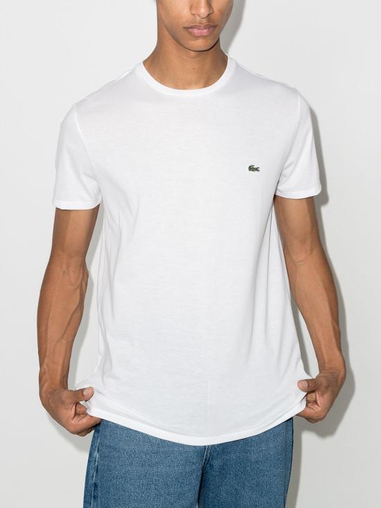 26SS 라코스테 반팔 티셔츠 TH6709 001 White - LACOSTE