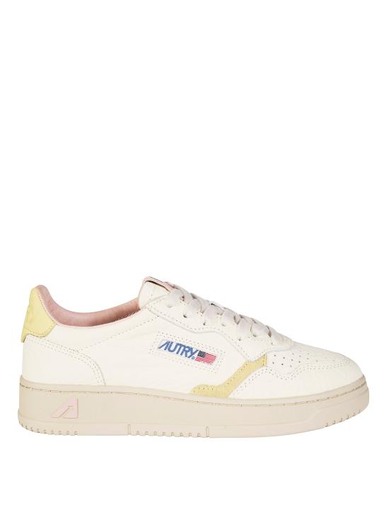 26SS 오트리 메달리스트 로우 레더 스니커즈 AULWNE14 LEMSILK BIANCO