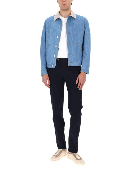 26SS 브루넬로 쿠치넬리 데님 블루종 MH2636914 CEH25 DENIM - BRUNELLO CUCINELLI