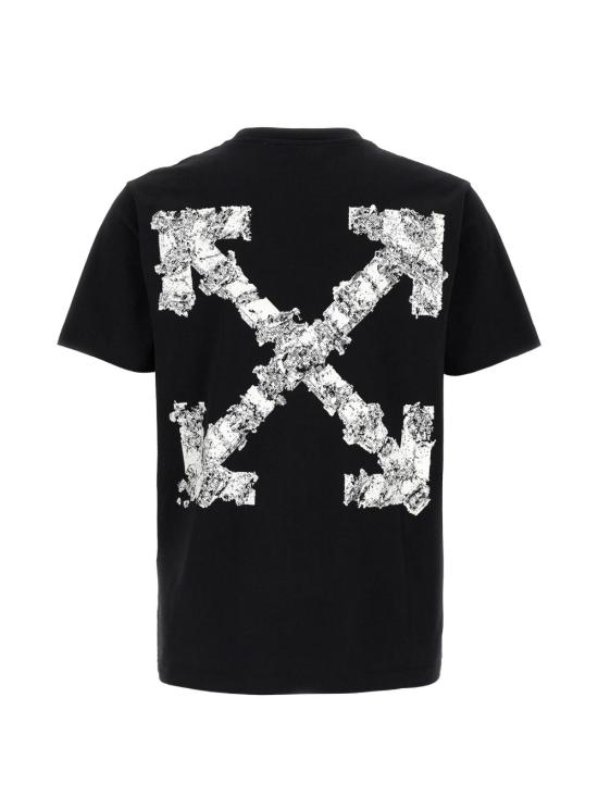 26SS 오프화이트 반팔 티셔츠 OMAA027S26JER007 0001 Black - OFF WHITE