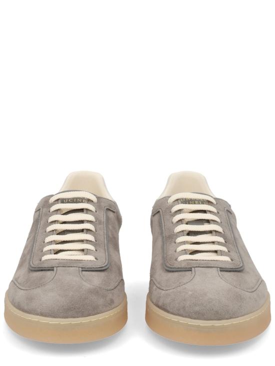 26SS 브루넬로 쿠치넬리 스웨이드 스니커즈 MZUMGLJ336 CIK14 GREY - BRUNELLO CUCINELLI