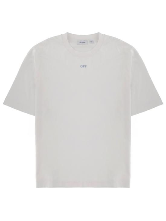 26SS 오프화이트 반팔 티셔츠 44MAA120 S26J00Y100 WHITE