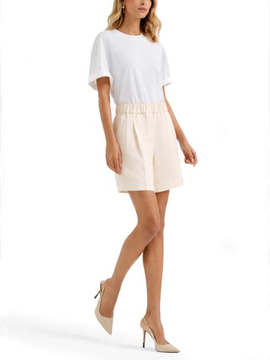 26SS 브루넬로 쿠치넬리 숏팬츠 MH126P8955 C579 IVORY - BRUNELLO CUCINELLI