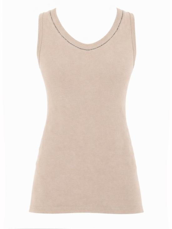 26SS 브루넬로 쿠치넬리 코튼 티셔츠 M0TC8BJ312 C8539 BEIGE - BRUNELLO CUCINELLI