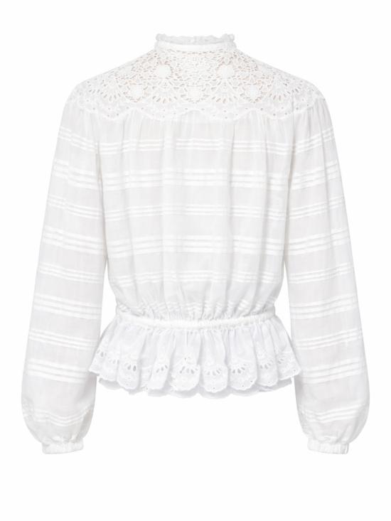 26SS 이자벨마랑에뚜왈 블라우스 HT0767FA D1J05E20WH WHITE - ISABEL MARANT ETOILE