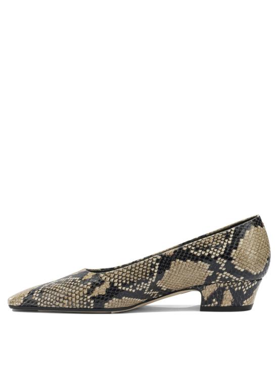 26SS 에이드 힐/펌프스 RORYSNAKEPRINTCALFLEATHERHAZELNUT - AEYDE