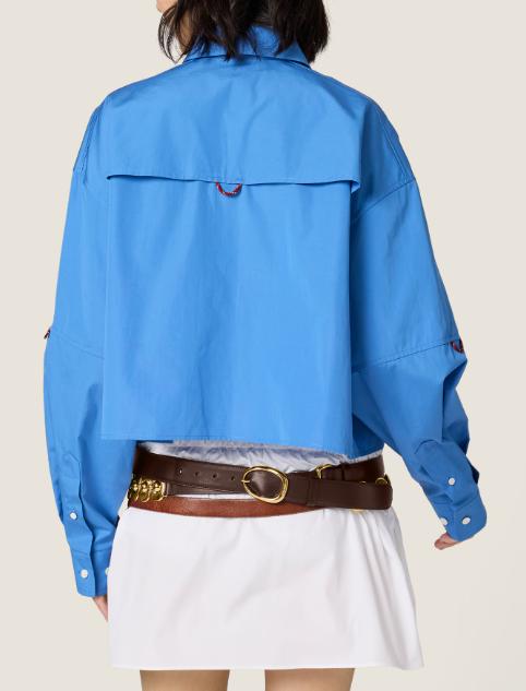 26SS 미우미우 자켓 MK2025SOOO10RG F0237 PERVINCA - MIU MIU