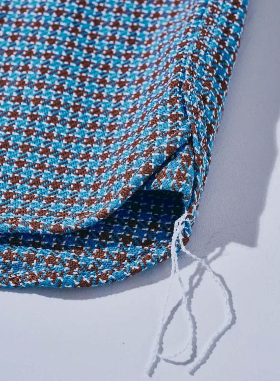  사무라이 진스 데님 셔츠 사무라이 진 치즈 인디고 헤비 플란넬 워크 셔츠 - SAMURAI JEANS